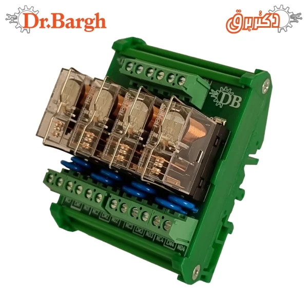 کارت رله 4 کانال امرون دکتر برق omron